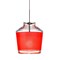 Besa Lighting Pica 6 Cord Pendant, Red Sand, Bronze Finish, 1x5W LED 1XT-PIC6RD-LED-BR - alternate 1